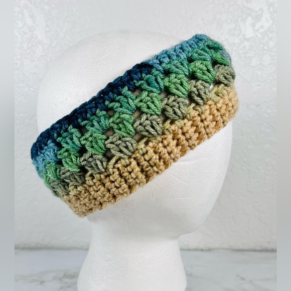 Multicolor Crochet Headband - Picture 2 of 6